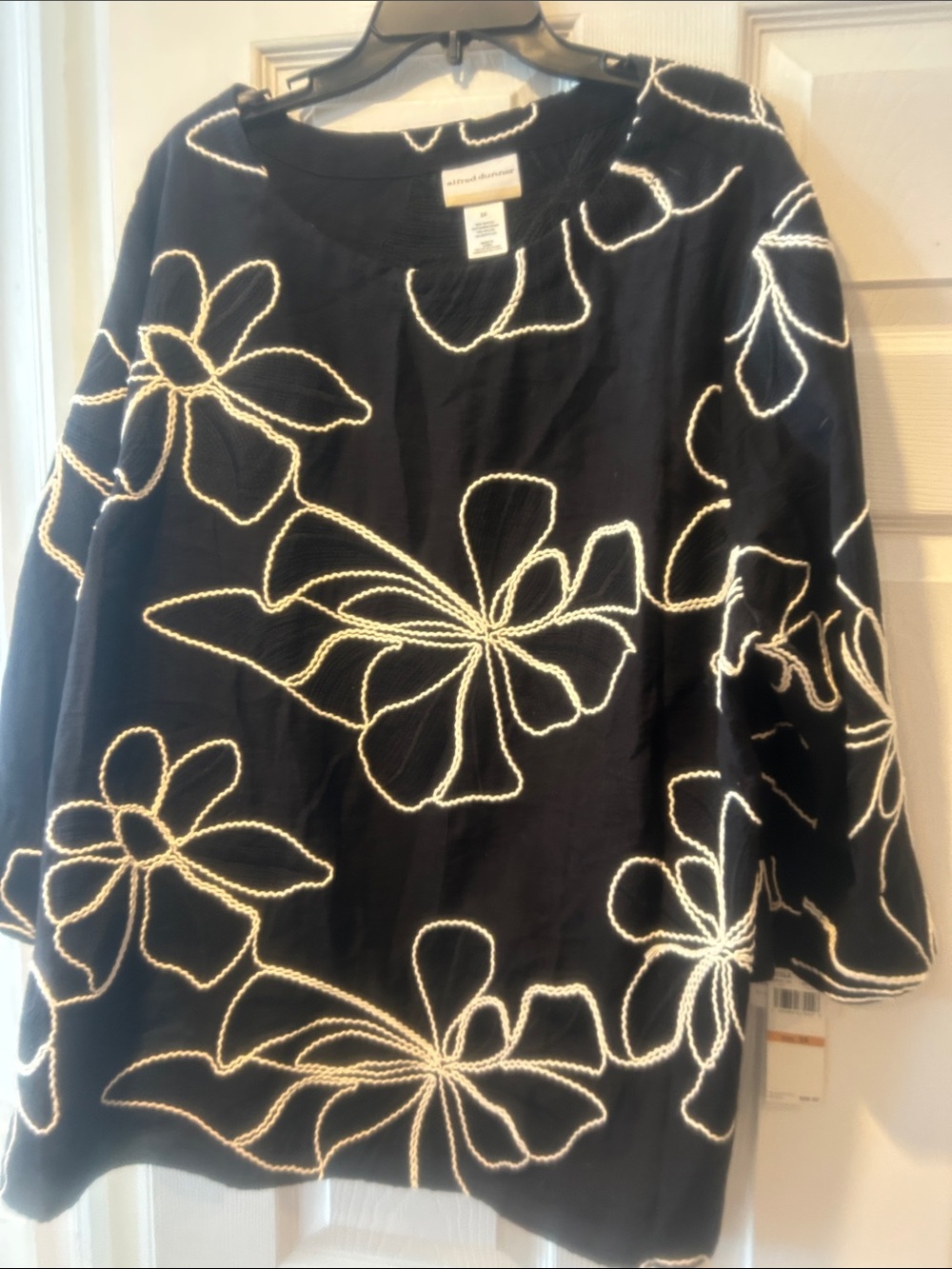 NWT Sz 3x Alfred Dunner detail driven blouse